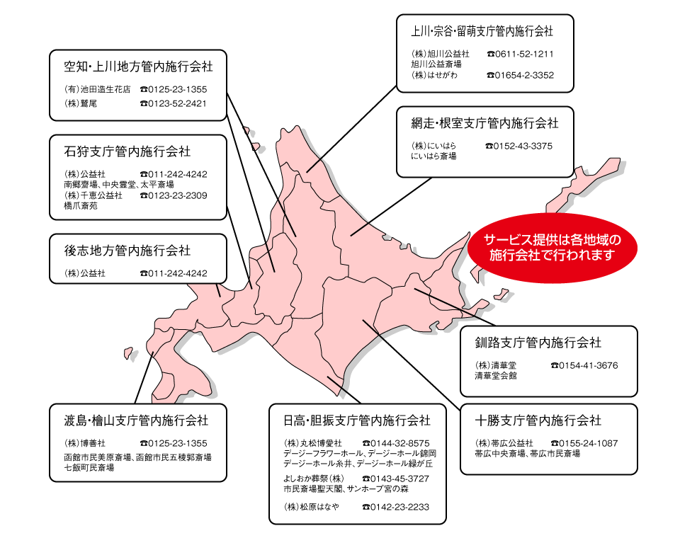 道内施行会社 マップ